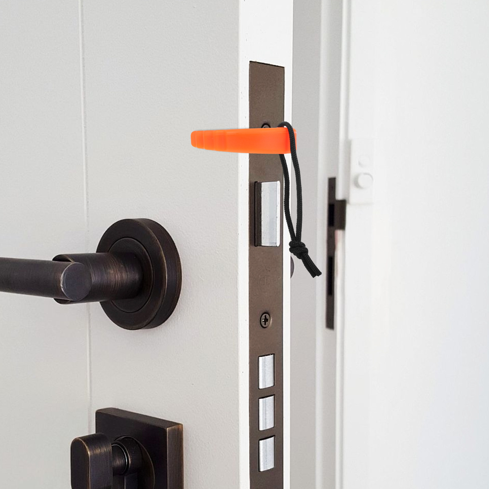 Door Stop Alarm - 携帯用安全ドアストッパー C型ウェッジ 緊急サービス用 消防士訓練用 法執行機関用 セキュリティドアストップアラーム