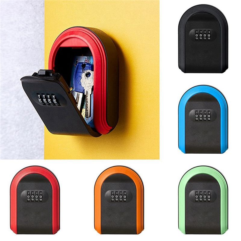 【A92Z!NEW】キーセーフボックス耐候性4桁コンビネーシ - Lockbox Key Secure のレビューと価格