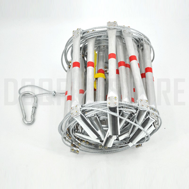 折りたたみ式鋼線ロープはしご、アルミニウム合金、緊急サバイバ - Fire Escape Ladder のレビューと価格