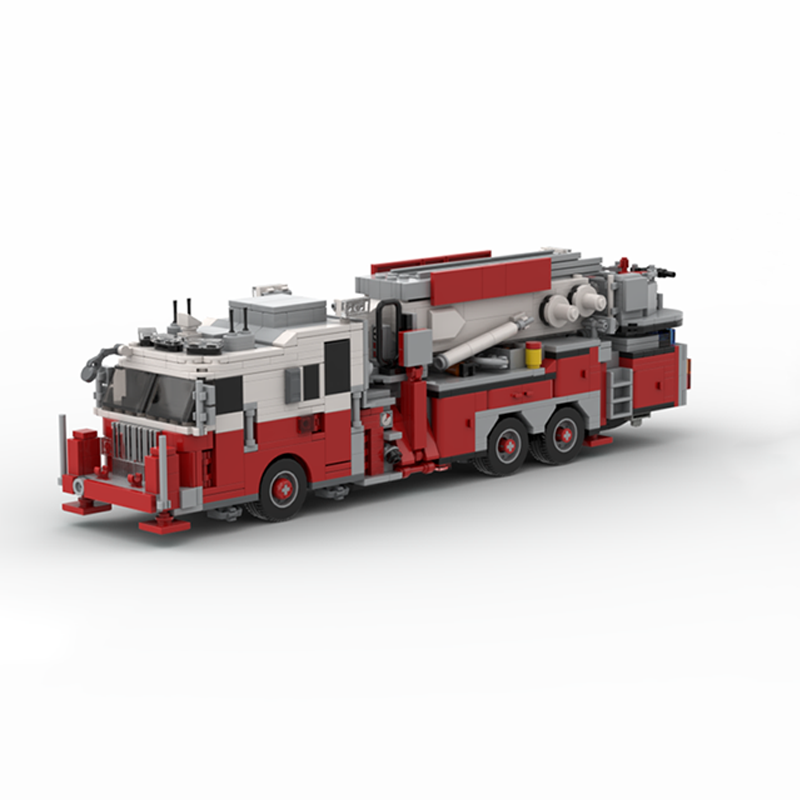 1365ピース MOC FDNY - ニューヨーク - タワ - Fire Escape Ladder のレビューと価格