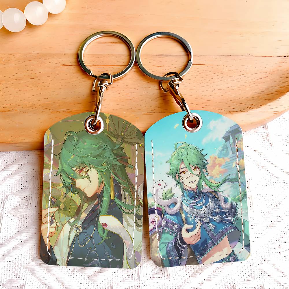 ゲーム原神インパクト Baizhu カードホルダーキーホルダ - Lockbox Key Secure のレビューと価格